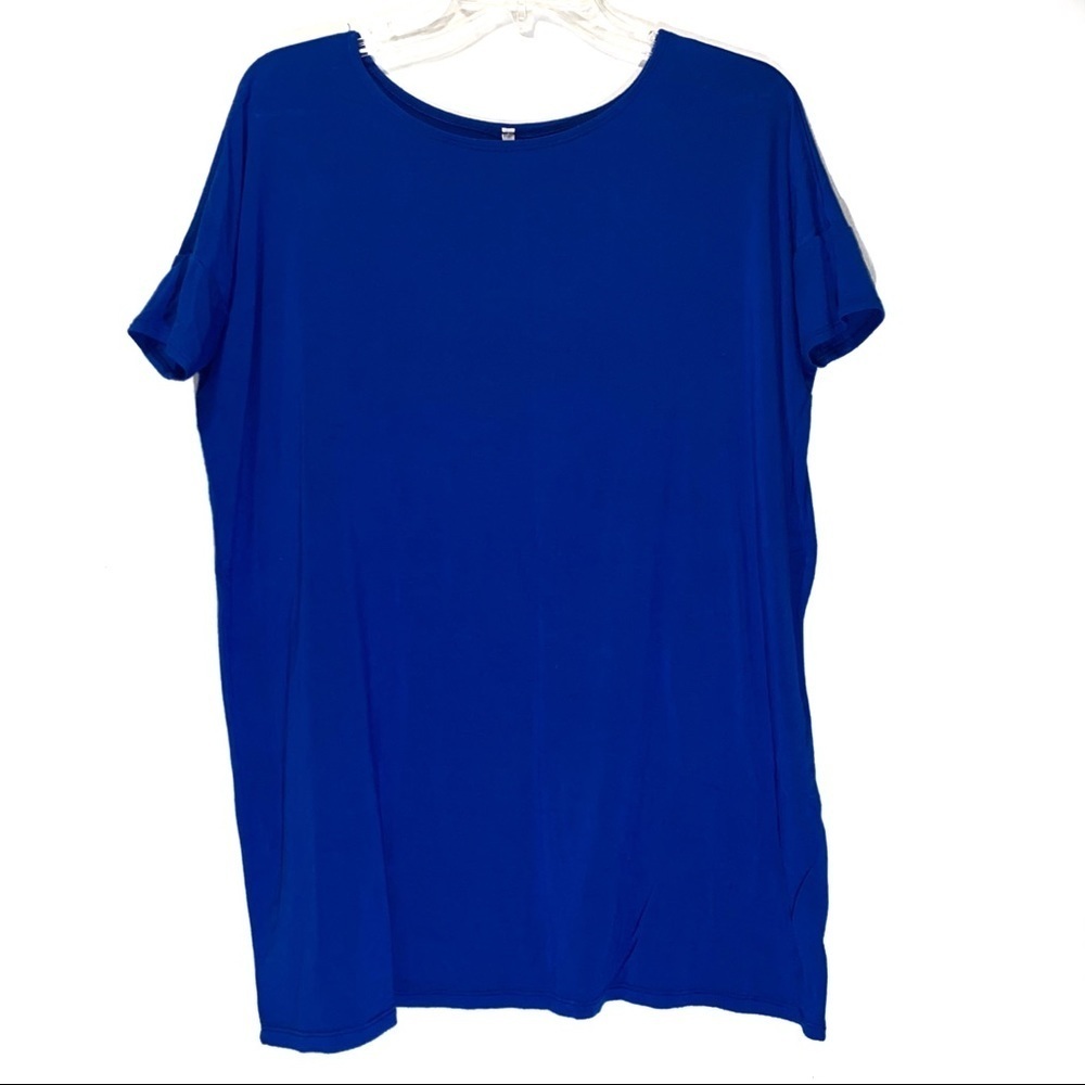 Trinity Blue Short Sleeve Tunic Small